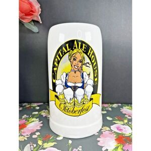 Capital‎ Ale House Oktoberfest Ceramic Beer Stein 1 Liter Mug